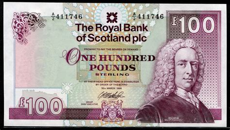 one hundred pounds in money.